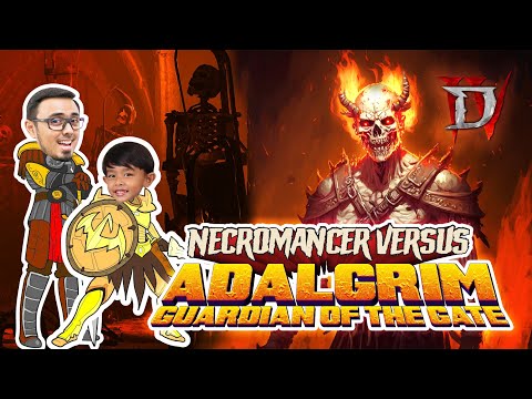 Diablo 4 - New Best HIGHEST DAMAGE Necromancer Build - INSANE Adalgrim Battle!