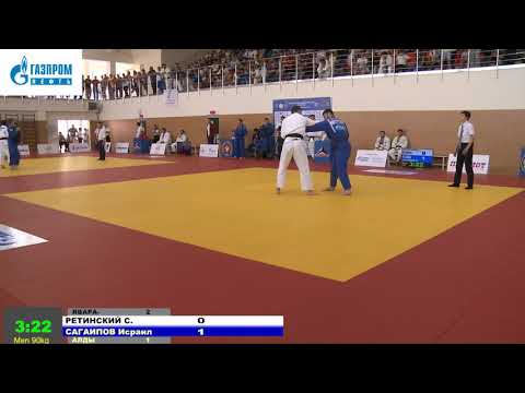 90 kg Ретинский С Сагаипов И 30 06 2019 Т2 Чемпионат России по дзюдо среди клубов, НОВОРОССИЙСК