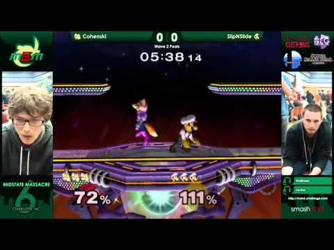 MSM6 Pools - Cohenski (Fox) vs SlipNSlide (Luigi/Marth)