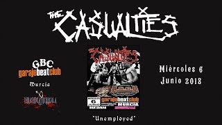 The Casualties - Unemployed (live Sala Garaje Beat Club, 06-06-2018)