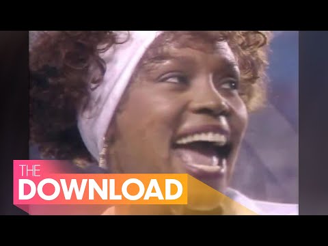 Rewatch Whitney Houston's ICONIC National Anthem Performance at the 1991 Super Bowl | The Download