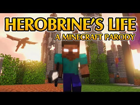 Minecraft Song Videos "Herobrine's Life" - Minecraft Parody of Something Just Like This By Coldplay