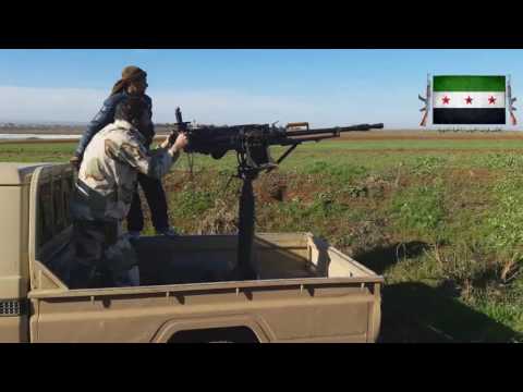 استهداف مقرات تنظيم داعش برشاش 14 في الشركة الليبية في جلين في ريف درعا من قبل فرقة فجر التوحيد