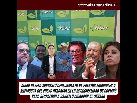 Supuesto ofrecimiento de puestos laborales en la M. de Copiapó para respaldar a Cicardini al Senado