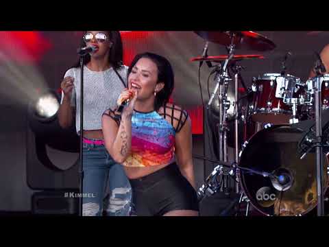 Demi Lovato - Cool For The Summer | Live Jimmy Kimmel 2015