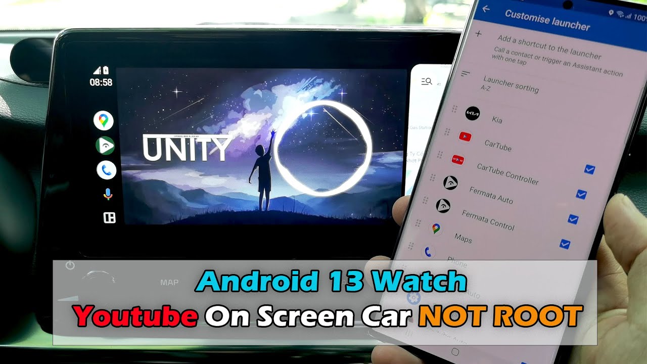 How To Watch Youtube On Android Auto With Android 13 (NOT ROOT)