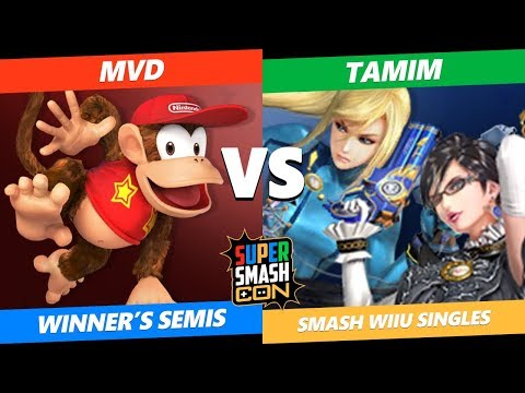 SSC 2019 SSB4 - TG MVD (Diddy Kong) VS  Tamim (Bayonetta, ZSS) Smash WiiU Winner's Semis