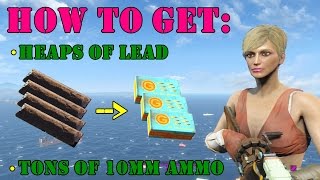 Fallout 4 Guide: Where To Find FREE Lead For Crafting 10mm Ammo (Contraptions Workshop)