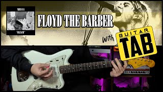 How to play FLOYD THE BARBER by NIRVANA (Easy Guitar TAB)