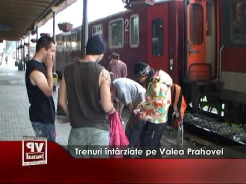 Trenuri întârziate pe Valea Prahovei