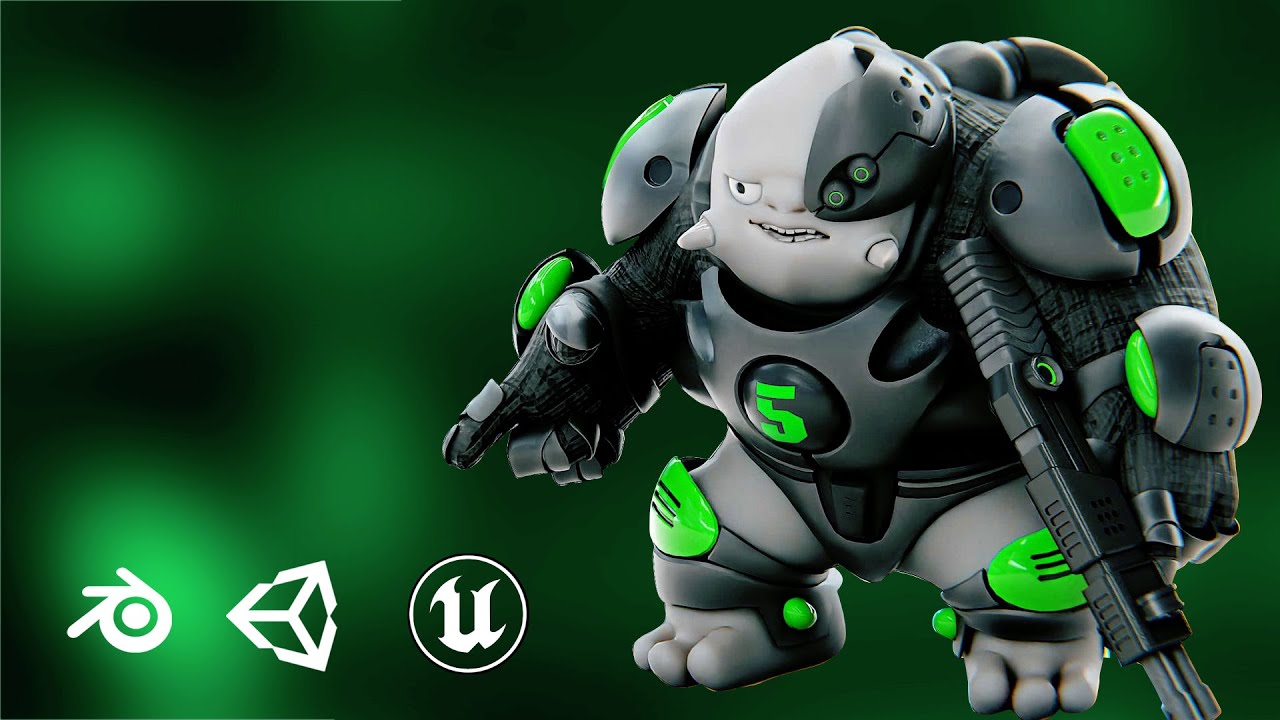 Alien Mobby B-4 Auto-Rig Pro Rigged For Mixamo Unreal Engine Unity 3D Model