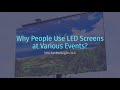 Stage LED Screen Rental Services Across the UAE