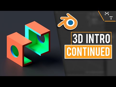 Intro To 3D Precision Continued - Holes - Blender 2.82 Modeling | Modifiers | ( Tutorial Part - 8 )