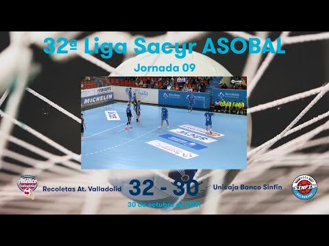 32ª Liga Sacyr ASOBAL J09: Recoletas At. Valladolid - Unicaja Banco Sinfín 32-30