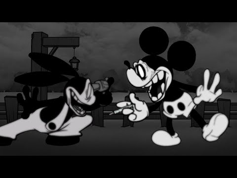 【FNF】(Remake)Battered but Oswald and Mickey Mouse sings it