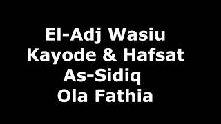 Alhaji Wasiu Kayode and Alhaja Hafsat Sodiq Ola Fa