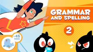 🧠✍️ SPELLING and GRAMMAR Rules for Kids 📚 Compilation 2