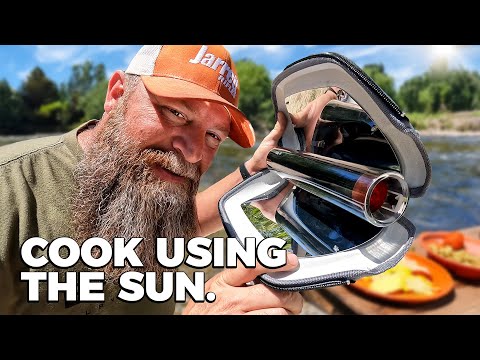 Portable Bbq Grill Solar Cooker, Portable Solar Camping Oven - Outdoor Cooker With 4.5l/1.2gal Capacity & Built-In Thermometer, Temp Adjustable 200°F – 450°F / 93°C - 232°C For Camping video review thumbnail