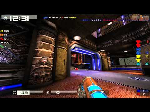 Quake Live: Quakecon 2015 CTF: f-eM vs Ghost Squad (Kor4za POV) - Spider Crossings