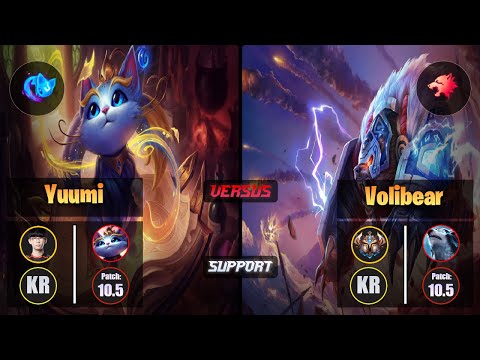 Irove YUUMI (Support) [Summon Aery] VS VOLIBEAR - Challenger KR Patch 10.5