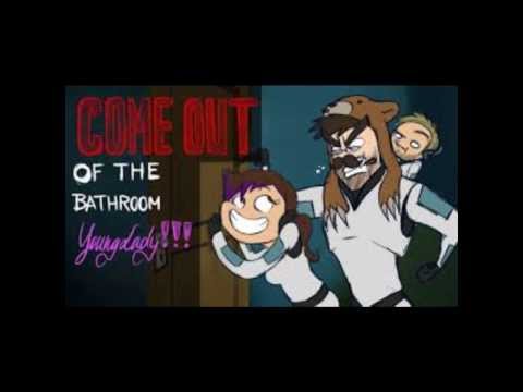 COME OUT OF THE BATHROOM YOUNG LADY!  Cry Fananimation