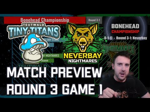 Bonehead Championship - Game 3-1 Preview! (Tabletop Blood Bowl)
