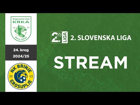 Krka - Brinje Grosuplje | 24. krog 2. SNL 2024/25 | Stream