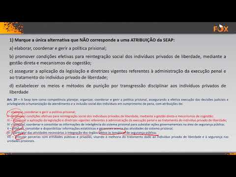 AGEPEN - MG | Decreto 47.087/2016 (SEAP) | Prof. Thiago Medeiros