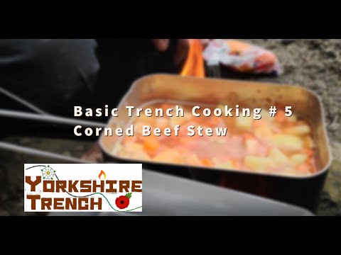 Basic Trench Cooking | - Corned Beef Stew #5