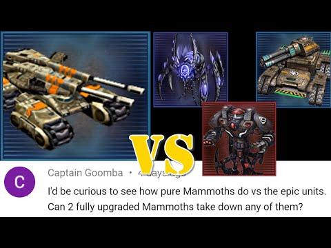 2 GDI Mammoth Tanks vs Epic Units
