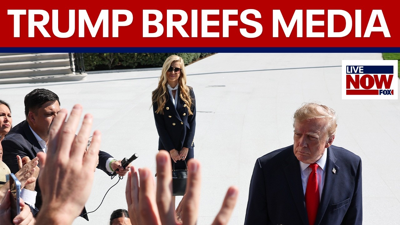 Trump briefs media amid Russian diesel deal & Guilfoyle resignation