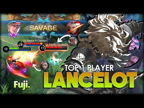 SAVAGE 22 KILL!! Expert Level Puncture Skill. Fuji. Top 1 Player Lancelot - Mobile Legends