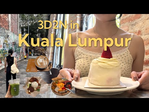 3D2N in Kuala Lumpur Malaysia Vlog 🇲🇾 Cafes, Matcha, Eating non-stop 🤤