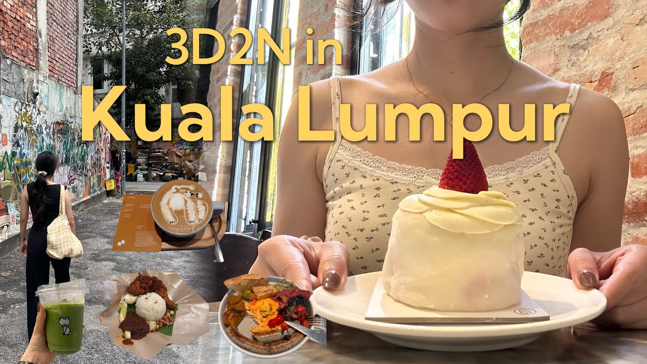 3D2N in Kuala Lumpur Malaysia Vlog 🇲🇾 Cafes, Matcha, Eating non-stop 🤤