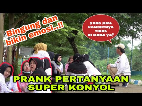 PRANK ‼️ PERTANYAAN KONYOL BIKIN BINGUNG ‼️