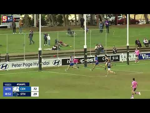 Rd 10 Hostplus SANFL Snapshot - Central's Isaiah Dudley bounces it through from 60m