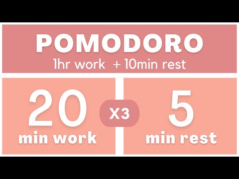Pomodoro Tecnique 20/5 - Pomodoro Timer