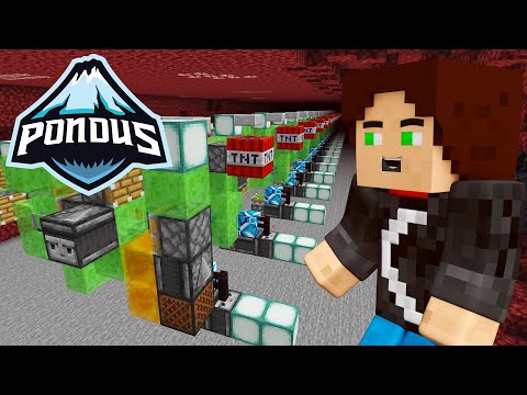 Pondus SMP - Kæmpe TNT Netherite Miner - EP 14 - Dansk Minecraft 1.17.1