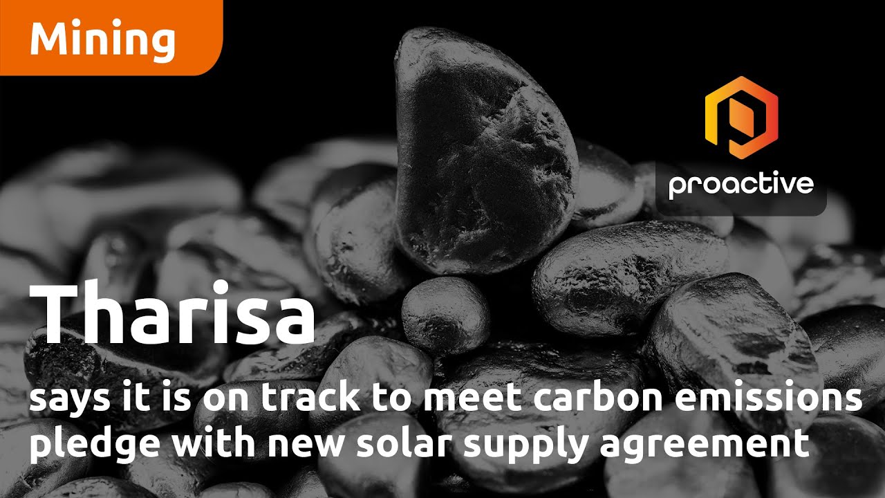 Tharisa PLC says it is on track to meet carbon emissions pledge with new solar supply agreement
