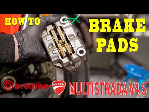 How to Change Brembo Brake Pads Ducati Multistrada V4S Edition