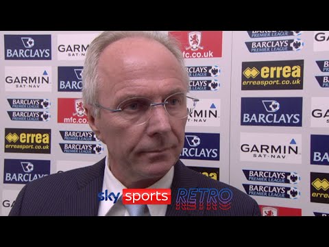 When Manchester City lost 8-1 to Middlesbrough - Sven-Goran Eriksson's reaction