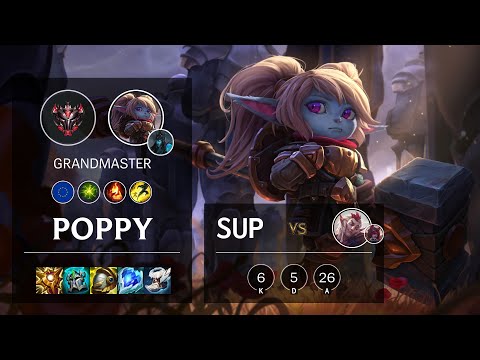 Poppy Support vs Rakan - EUW Grandmaster Patch 11.17