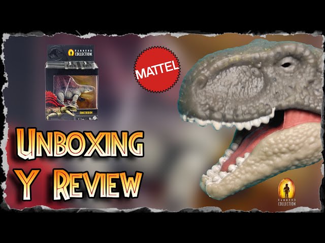 Vídeo relacionado con Mattel Jurassic World Dominion Hammond Collection - Figura de dinosaurio Dimetrodon, diseño y articulación premium, juguete coleccionable