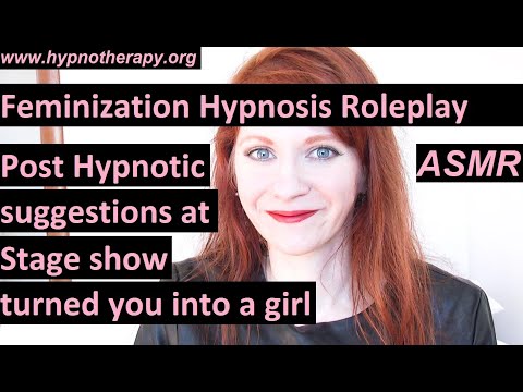 Feminization Hypnosis: Turned into a girl after going to a stage hypnosis show (preview)  ASMR