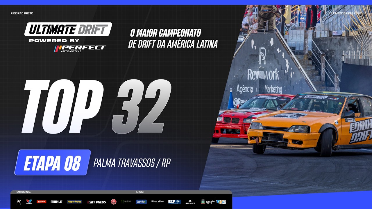 TOP 32 8ª Etapa Ultimate Drift - Ribeirão Preto 2026