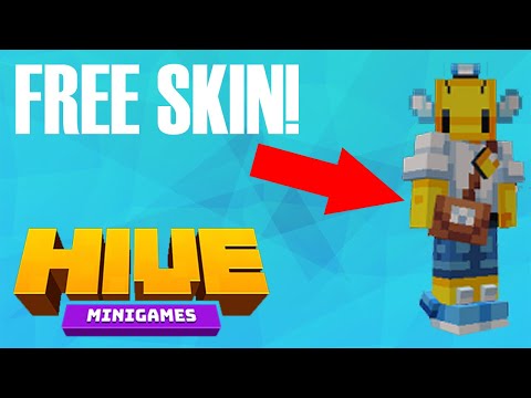 How to get the MAILBEE skin for FREE in THE HIVE! #hivemc #minecraft #tutorial