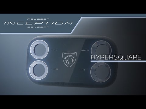 Peugeot Inception Concept | Hypersquare steering control