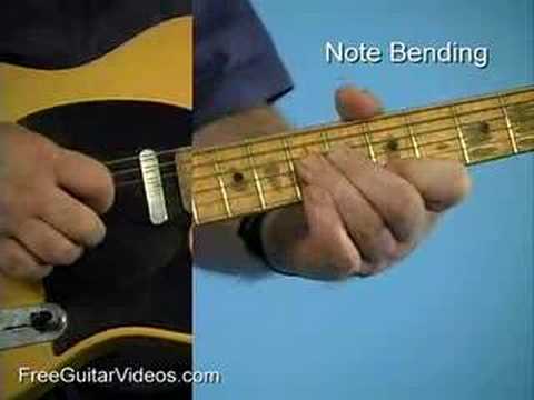 Blues Guitar Lesson: Note Bending