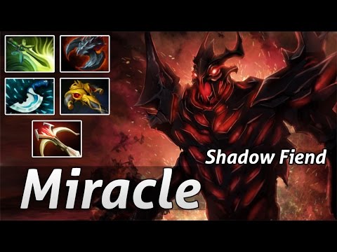 Shadow Fiend Dota 2 9000 MMR by Miracle - Dota 2 Epic Moments