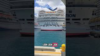 Carnival Elation and Mardi Gras at @Carnival Nassau Bahamas Port #cruiseline #cruise ##nassau
